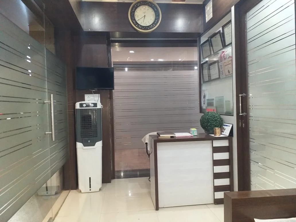 Clinic reception and waiting area