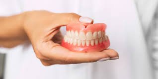 Modern dental clinic equipment used for fitting dentures