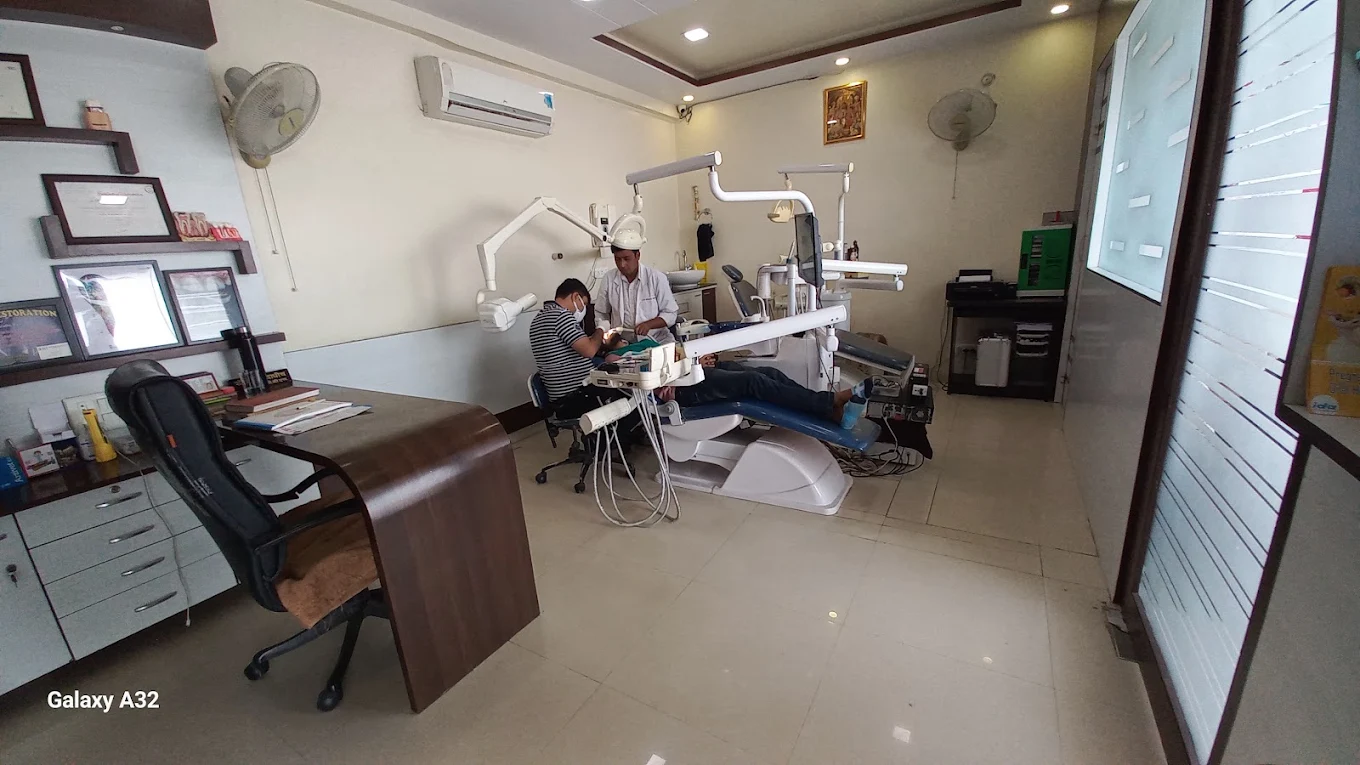 Dental treatment room with chair